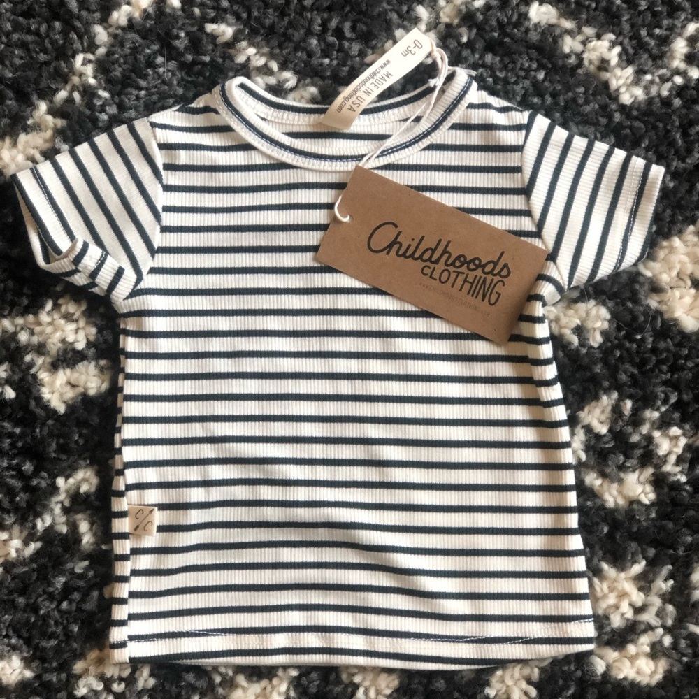 🚫SOLD🚫NWT Childhoods Clothing ribbed knit tee